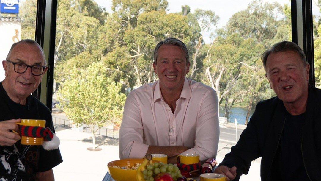 Ex-Australian fast-bowler Glenn McGrath joins Phil Tufnell and David Lloyd
